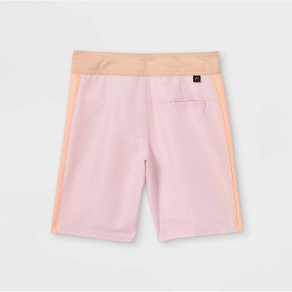Art Class Boys' Colorblock Swim Trunks - Light Pink 12 Husky - Picture 2 of 5